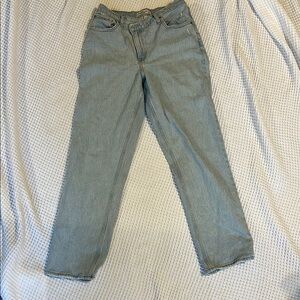 Abercrombie & Fitch Women's Straight Leg Jeans - Light Blue